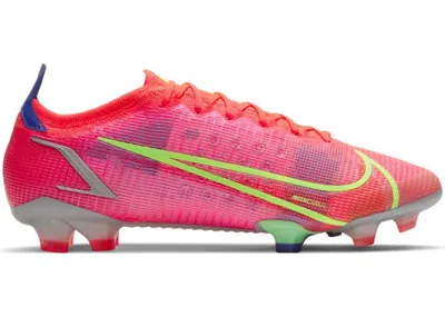 Pre-owned Nike Men's  Mercurial Vapor 14 Elite Fg Sneakers In Bright Crimson/indigo Burst/white In Multi