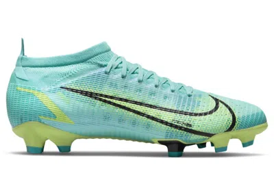 Pre-owned Nike Men's  Mercurial Vapor 14 Pro Fg Sneakers In Dynamic Turquoise/lime Glow