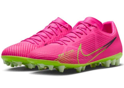Pre-owned Nike Men's  Mercurial Vapor 15 Academy Ag Luminous Pack Sneakers In Pink Blast/gridiron/volt