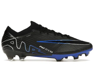 Pre-owned Nike Men's  Mercurial Vapor 15 Elite Fg Shadow Pack Sneakers In Black/hyper Royal/chrome