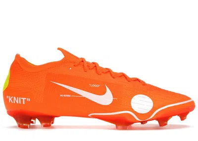 Pre-owned Nike Men's  Mercurial Vapor 360 Off Sneakers In Orange/white