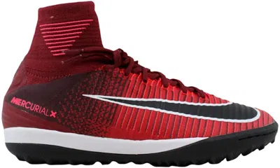 Pre-owned Nike Men's  Mercurial X Proximo Ii 2 Df Tf Sneakers In Team Red/black/racer Pink