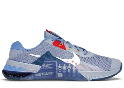 Pre-owned Nike Men's  Metcon 7 Amp Sneakers In Light Marine/university Blue/deep Royal Blue