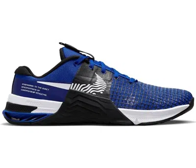 Pre-owned Nike Men's  Metcon 8 Sneakers In Old Royal/black/hyper Royal