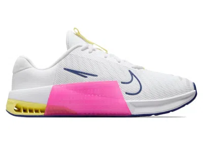 Pre-owned Nike Men's  Metcon 9 Sneakers In White/deep Royal Blue/fierce Pink