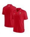 Nike Men's  Red Philadelphia Phillies Authentic Collection Victory Striped Performance Polo Shirt In Red