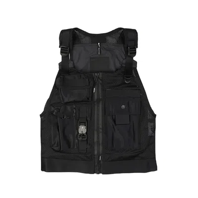 Pre-owned Nike Men's  Mmw Beryllium Utility Vest In Black