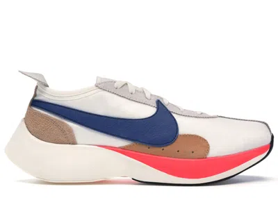 Pre-owned Nike Men's  Moon Racer Sneakers In Sail/gym Red/solar Blue In Multi