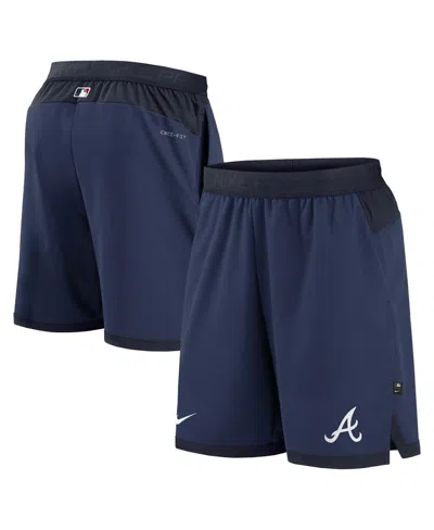 Nike Men's  Navy Atlanta Braves Authentic Collection Flex Vent Performance Shorts