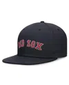 Nike Navy Boston Red Sox Evergreen Performance Fitted Hat In Navy