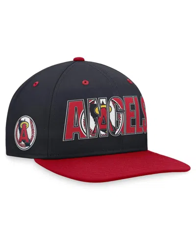 Nike Men's  Navy California Angels Cooperstown Collection Pro Snapback Hat