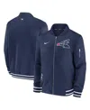NIKE MEN'S NIKE NAVY CHICAGO WHITE SOX AUTHENTIC COLLECTION FULL-ZIP BOMBER JACKET