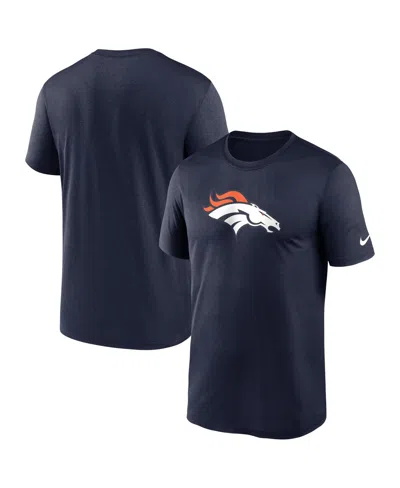 Nike Men's  Navy Denver Broncos Legend Logo Performance T-shirt