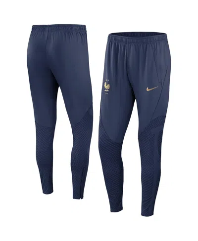 NIKE MEN'S NIKE NAVY FRANCE NATIONAL TEAM STRIKE PERFORMANCE TRACK PANTS