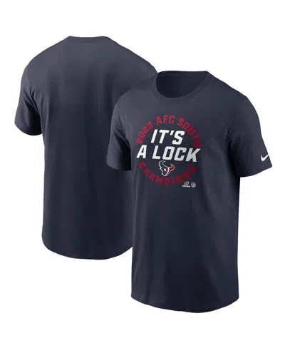 Nike Men's Navy Houston Texans 2023 Afc South Division Champions Locker