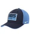 Nike Tampa Bay Rays Classic99 Color Block  Men's Mlb Adjustable Hat In Navy,light Blue