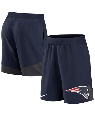 Nike Men's  Navy New England Patriots Stretch Performance Shorts