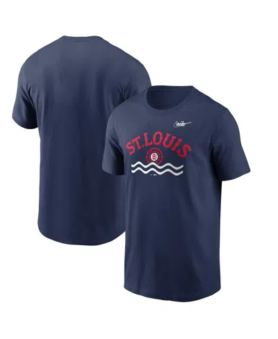 Nike Men's  Navy St. Louis Cardinals Wheel Hometown T-shirt