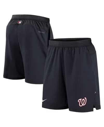 Nike Men's  Navy Washington Nationals Authentic Collection Flex Vent Performance Shorts