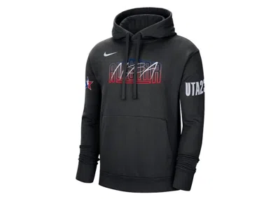 Pre-owned Nike Men's  Nba Allstar Edition Essential Fleece Loose Fit Hoodie In Black