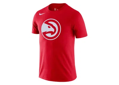 Pre-owned Nike Men's  Nba Atlanta Hawks Logo T-shirt In Red/white