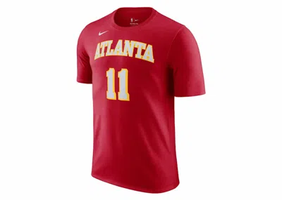 Pre-owned Nike Men's  Nba Atlanta Hawks Trae Young T-shirt In Red