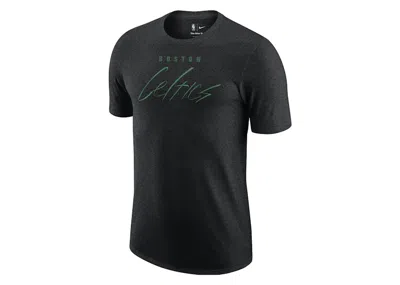 Pre-owned Nike Men's  Nba Boston Celtics Courtside Max 90 Loose Fit T-shirt In Dark Grey/green In Multi