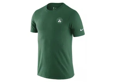 Pre-owned Nike Men's  Nba Boston Celtics Essential Logo T-shirt In Green