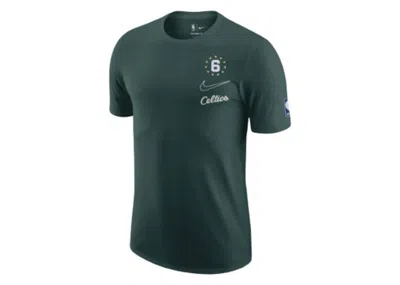 Pre-owned Nike Men's  Nba Boston Celtics Loose Fit T-shirt In Green