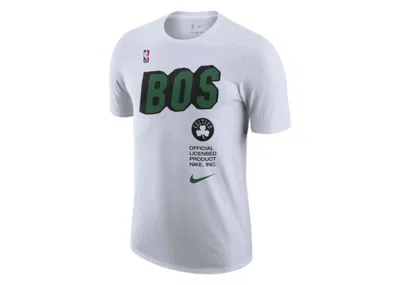 Pre-owned Nike Men's  Nba Boston Celtics T-shirt In White/green