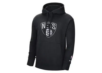Pre-owned Nike Men's  Nba Brooklyn Nets Essential Hoodie In Black