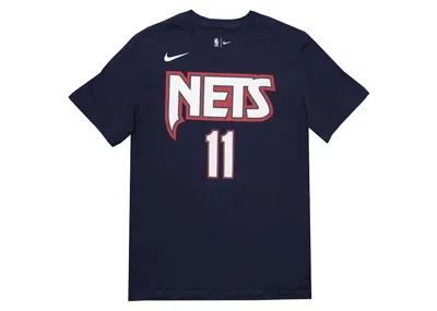 Pre-owned Nike Men's  Nba Brooklyn Nets Kyrie Irving T-shirt In Dark Blue