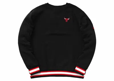 Pre-owned Nike Men's  Nba Chicago Bulls Courtside Fleece Sweatshirt In Black