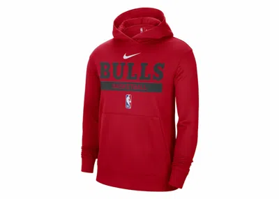 Pre-owned Nike Men's  Nba Chicago Bulls Spotlight Drifit Hoodie In Red