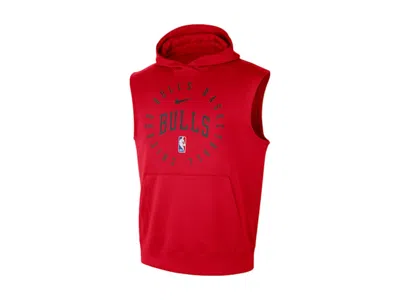 Pre-owned Nike Men's  Nba Chicago Bulls Spotlight Drifit Loose Fit Sleeveless T-shirt In Red/black In Multi