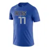 Nike Men's  Nba Dallas Mavericks Doncic Alphabet Numeric Basketball Sports Short Sleeve Blue T-shirt