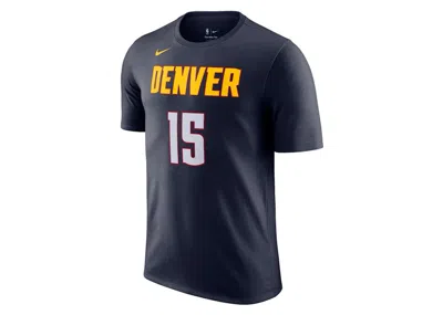 Pre-owned Nike Men's  Nba Denver Nuggets Nikola Jokic T-shirt In Dark Blue