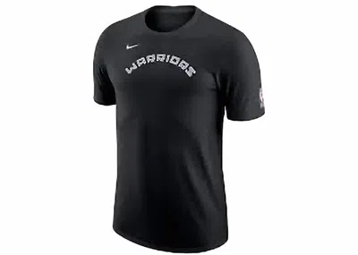 Pre-owned Nike Men's  Nba Golden State Warriors City Edition T-shirt In Black