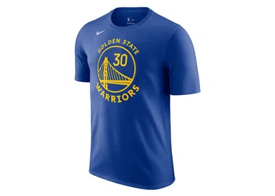 Pre-owned Nike Men's  Nba Golden State Warriors Stephen Curry T-shirt In Blue/yellow In Multi