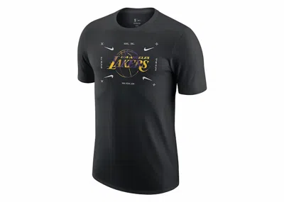 Pre-owned Nike Men's  Nba Los Angeles Lakers T-shirt In Black
