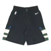 Nike Men's  Nba Milwaukee Bucks Black Shorts In Blue