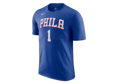 Pre-owned Nike Men's  Nba Philadelphia 76ers James Harden T-shirt In Blue