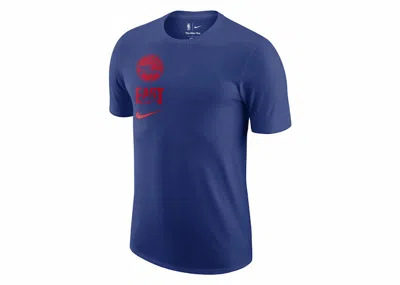 Pre-owned Nike Men's  Nba Philadelphia 76ers T-shirt In Blue/red