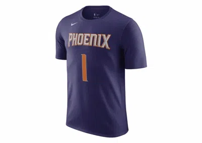 Pre-owned Nike Men's  Nba Phoenix Suns Devin Booker T-shirt In Purple