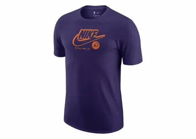 Pre-owned Nike Men's  Nba Phoenix Suns Essentials Logo Drifit T-shirt In Purple