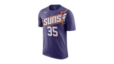 Pre-owned Nike Men's  Nba Phoenix Suns Kevin Durant T-shirt In Purple/white/orange In Multi