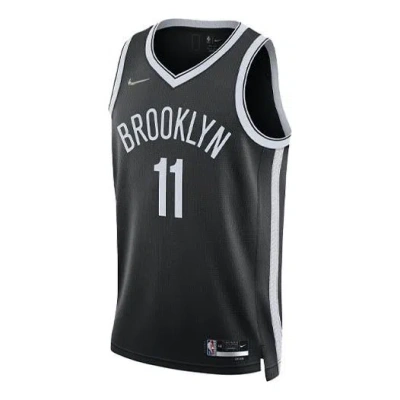 Nike Men's  Nba Retro Basketball Jersey/vest Sw Fan Edition Brooklyn Nets Kyrie Irving No. 11 Black