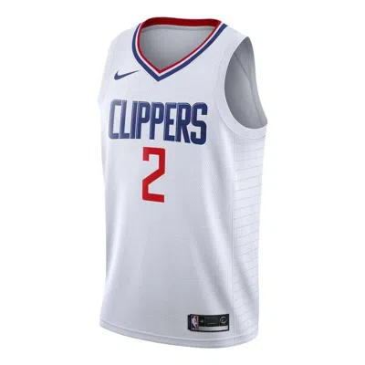 Nike Men's  Nba Retro Jersey Basketball Jersey/vest Sw Fan Edition Los Angeles Clippers Leonard No. 2 In White