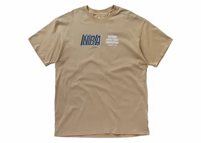 Pre-owned Nike Men's  Nba Team 31 Courtside Max 90 Short Sleeve T-shirt In Brown