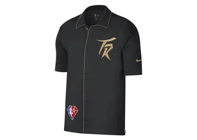 Pre-owned Nike Men's  Nba Toronto Raptors T-shirt In Black/brown